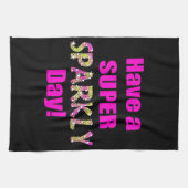 Een superfeestdag! theedoek (Horizontaal)