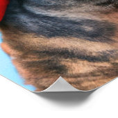 Een superheld is een leuk en eigenaardig poster (Hoek)