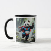 Een superheld panda. mok (Links)