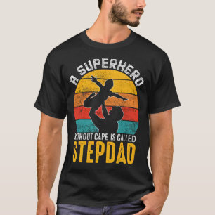 Een superheld zonder Cape heet STEPDAD Vintage T-shirt