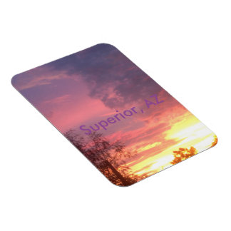 Een superieure zonsondergang magneet