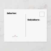 Een superliefdesaffaire aankondigingskaart (Achterkant)