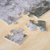 Een surfen op een baby-zeehond legpuzzel (Zijkant)