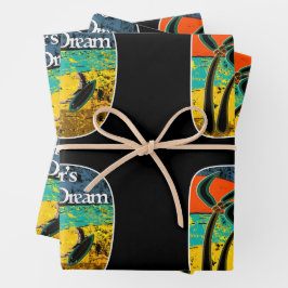 Een surferdroom inpakpapier vel