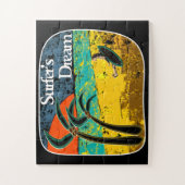 Een surferdroom legpuzzel (Verticaal)