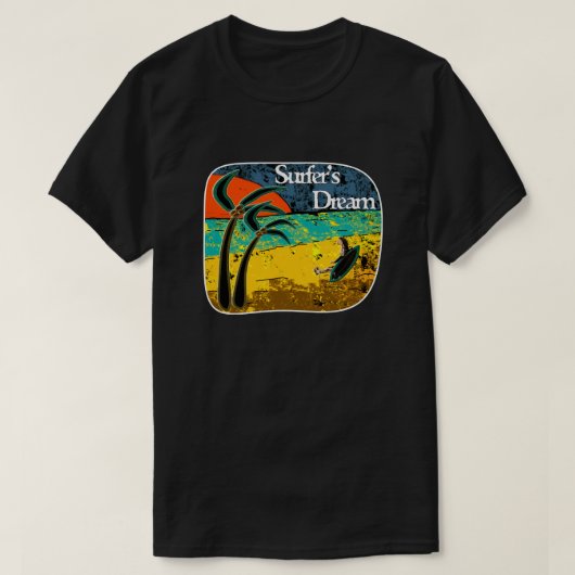 Een surferdroom t-shirt (Design voorkant)