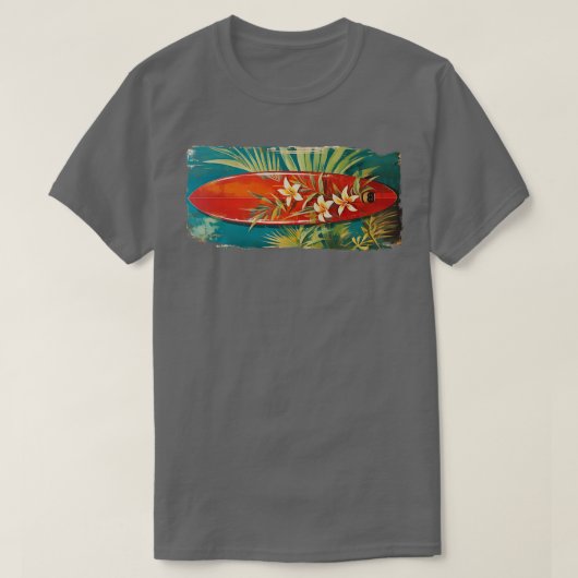 Een surfplank t-shirt (Design voorkant)