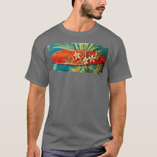 Een  surfplank t-shirt