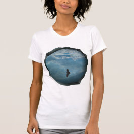 Een surrealistisch stuk van Sky Graphic T-shirt