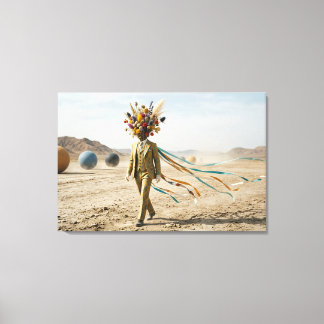 Een Surrealistische Woestijn Droom Canvas Afdruk