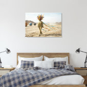 Een Surrealistische Woestijn Droom Canvas Afdruk (Insitu (Slaapkamer))