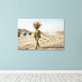 Een Surrealistische Woestijn Droom Canvas Afdruk (Insitu (Houten vloer))