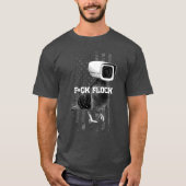 Een surreële bewaking duivenneuk kudde t-shirt (Voorkant)