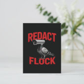 Een surreële bewakingscamera duif redactie briefkaart (Staand voorkant)