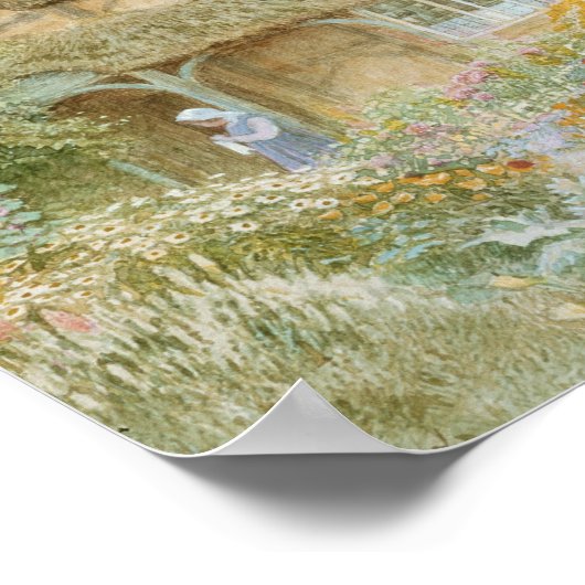 Een Surrey Cottage Poster (Hoek)