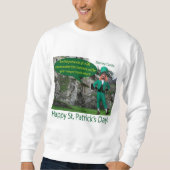 Een sweatshirt. Gelukkige St. Patrick's Day. Iers Trui (Voorkant)