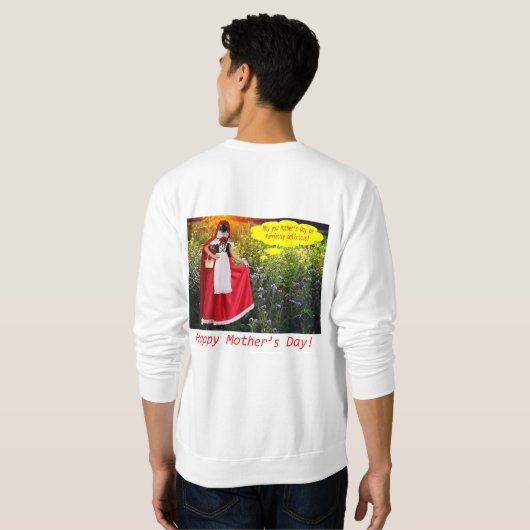 Een sweatshirt. Happy Moederdag. ragdollcat/l Trui (Achterkant volledig)