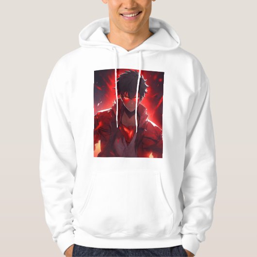 Een sweatshirt met een afbeelding anime. (Voorkant)