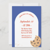 Een Sweet Boy Chocolate Chip Cookie 1e verjaardag Kaart (Achterkant)