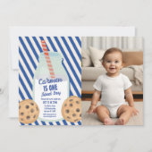 Een Sweet Boy Milk Cookie Eerste Verjaardag Kaart (Voorkant)