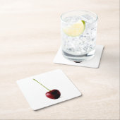 Eén Sweet Cherry coastercnm Kartonnen Onderzetters (Insitu)