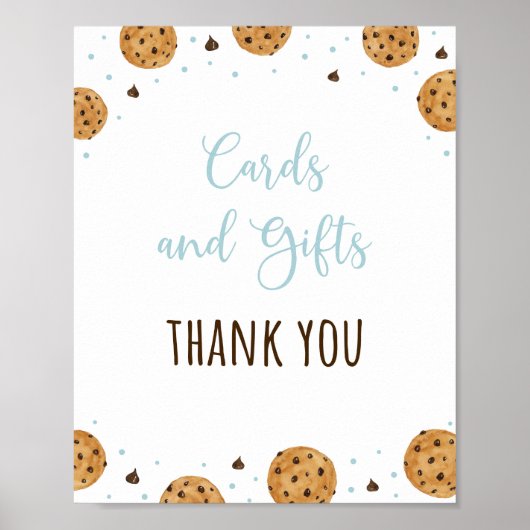 Een Sweet Cookie Kaarten en Cadeaus Verjaardagsbor Poster (Voorkant)