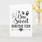 Eén Sweet Dialyse Tech Dialyse Technicia Gift Kaart (Gele Bloem)