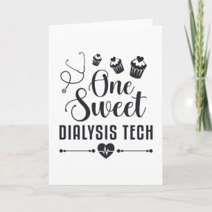 Eén Sweet Dialyse Tech Dialyse Technicia Gift Kaart