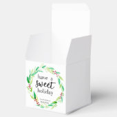 Een Sweet Holiday met kerstcadeautjes Bedankdoosjes (Geopend)