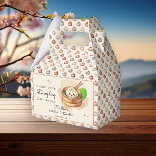 Een Sweet Little Dumpling Kwai Theme Baby shower Bedankdoosjes