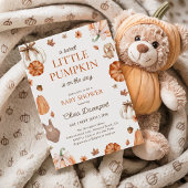 Een Sweet Little Pumpkin Neutral Herfst Baby showe Kaart