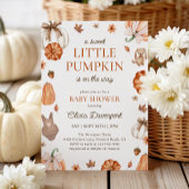 Een Sweet Little Pumpkin Neutral Herfst Baby showe Kaart