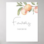Een Sweet Peach Verjaardag Favorieten Poster (Voorkant)