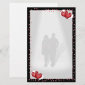 Een Sweethearts Love Letter Briefpapier (Voorkant / Achterkant)