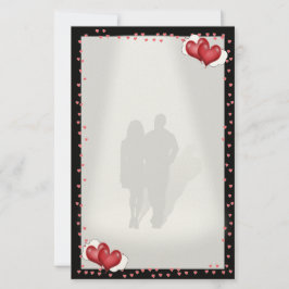 Een Sweethearts Love Letter Briefpapier