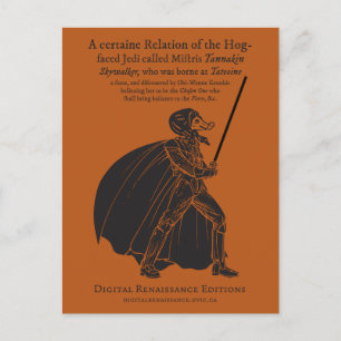 Een swinery ver weg briefkaart