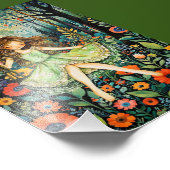 Een swing in Natuur jaagt de blues weg Foto Afdruk (Hoek)