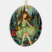 Een swing in Natuur jaagt de blues weg Keramisch Ornament (Rechts)