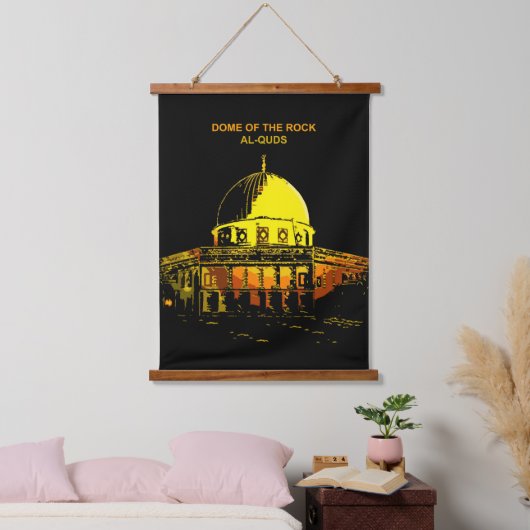 Een symbool van vrede: de Rotskoepel Hangend Wandkleed (Slaapkamer)