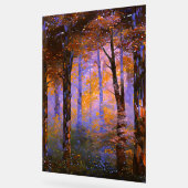 Een symfonie van bladeren - Boslandschap Acryl Bord (Hoek)