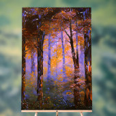 Een symfonie van bladeren - Boslandschap Acryl Bord (Neutraal)