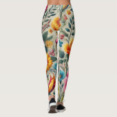 Een symfonie van Blooms Leggings (Achterkant)