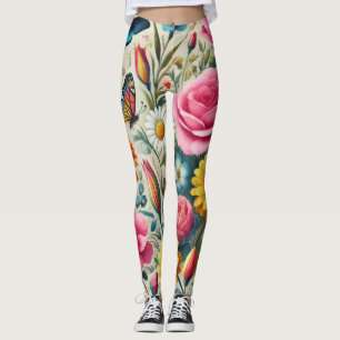 Een symfonie van Blooms Leggings
