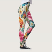 Een symfonie van Blooms Leggings (Rechts)