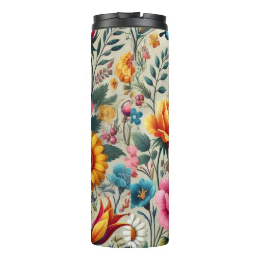 Een symfonie van Blooms Thermosbeker (Achterkant)