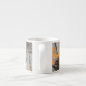 Een symfonie van kleur espresso kop (Achterkant)