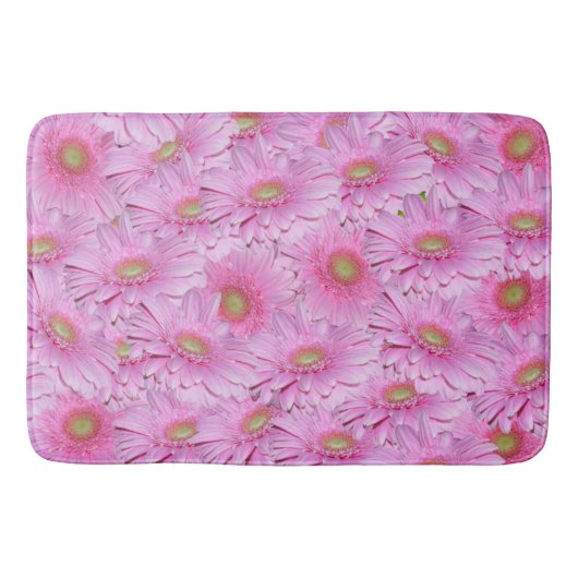 Een symfonie van Pink Gerberas, Badmat (Voorkant)