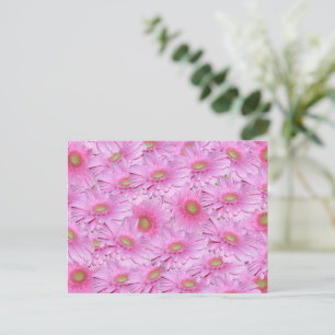 Een symfonie van Pink Gerberas, Briefkaart