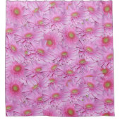 Een symfonie van Pink Gerberas, Douchegordijn (Voorkant)