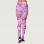 Een symfonie van Pink Gerberas, Leggings (Achterkant)
